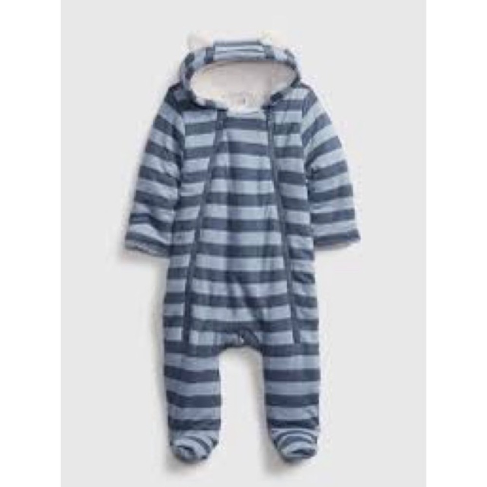 Baby Gap Sherpa Lined Snowsuit 6 to 12 month